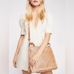 Free People Golden Valley Vegan Messenger Bag